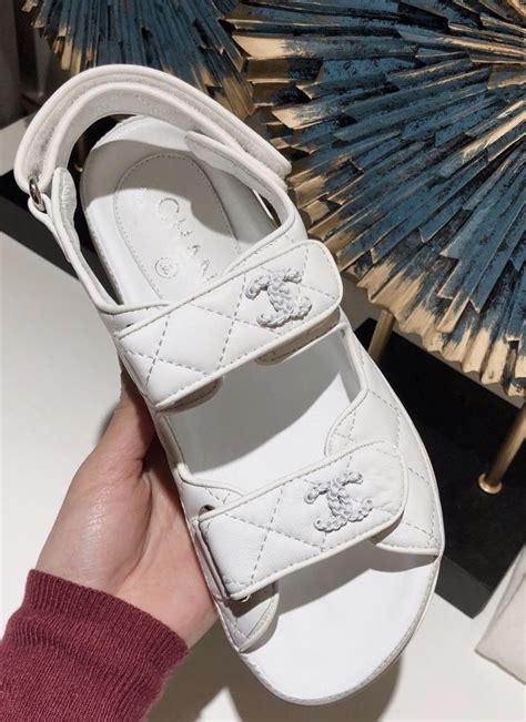 chanel shoes sandals 2020|Chanel velcro sandals price.